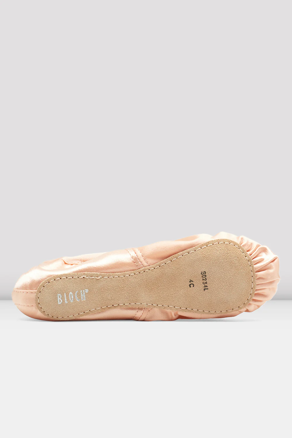 Ladies Stretch Satin Ballet Shoes - Image 4
