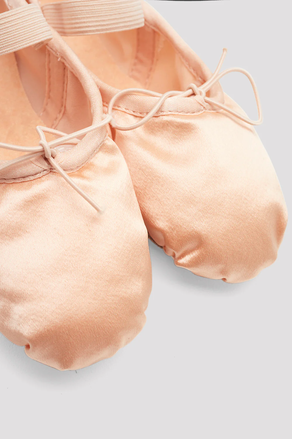 Ladies Stretch Satin Ballet Shoes - Image 5
