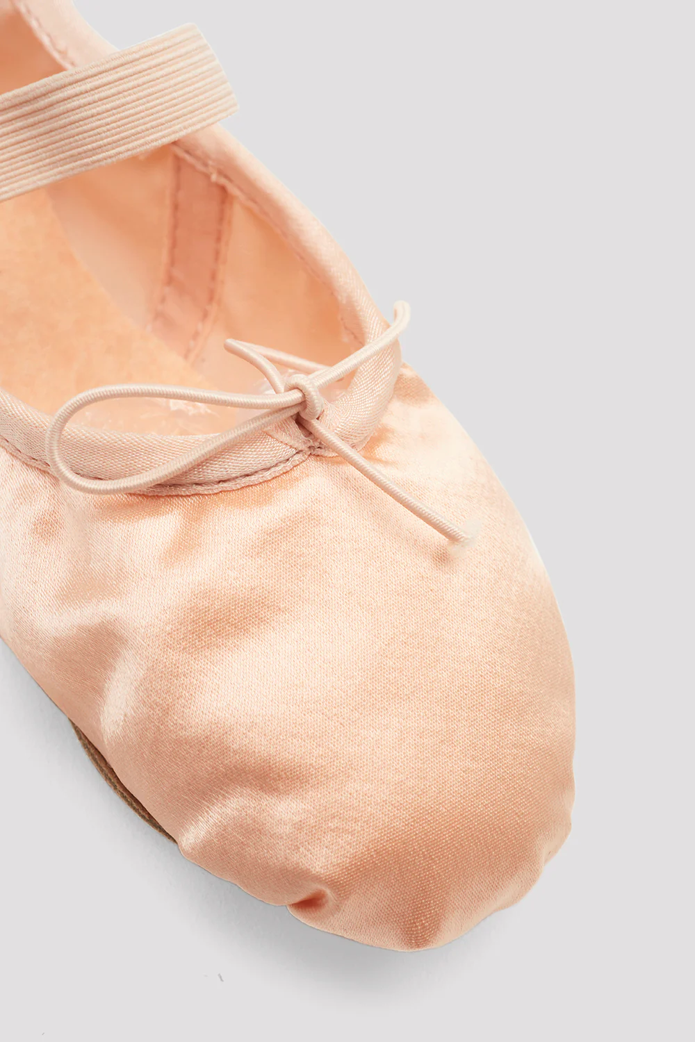 Ladies Stretch Satin Ballet Shoes - Image 7
