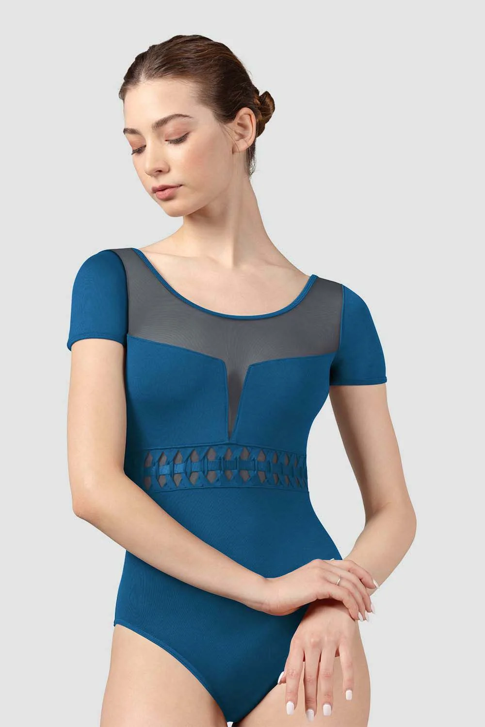 Ladies Talise Cap Sleeve Leotard - Image 2