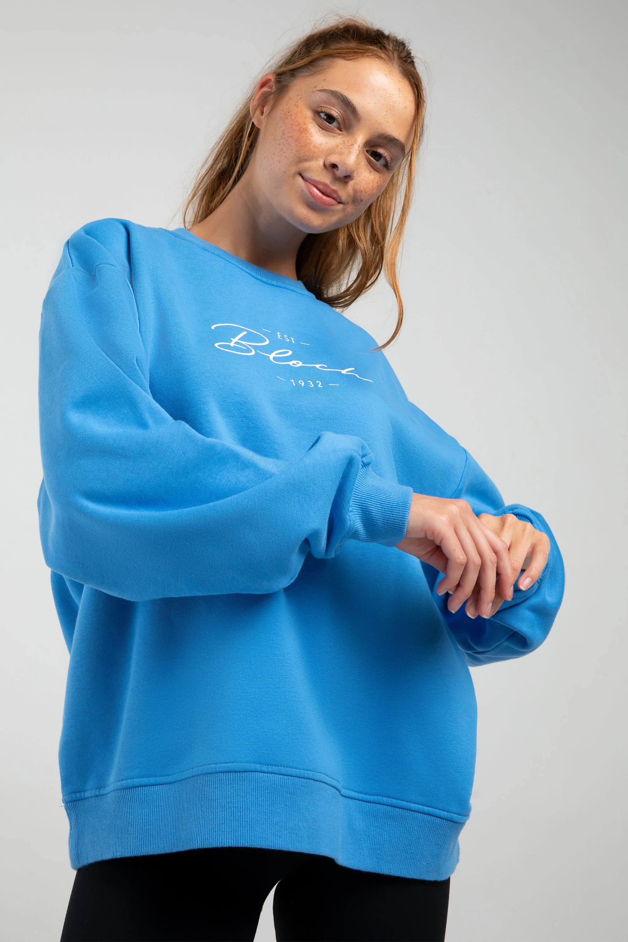 Off-Duty Oversized Crew Sweatshirt
